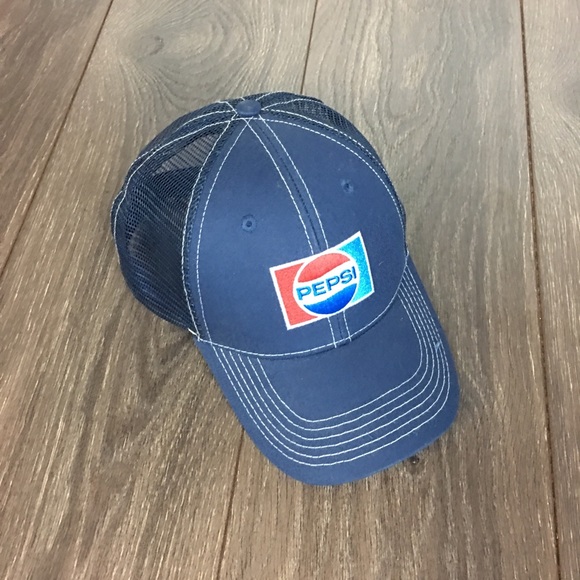 Pepsi Other - Pepsi Mesh Back Hat Trucker Style Cap Adjustable